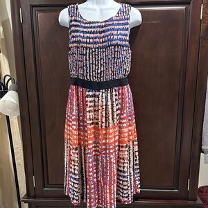 BCBGMaxAzria Multicolor Sleeveless Dress